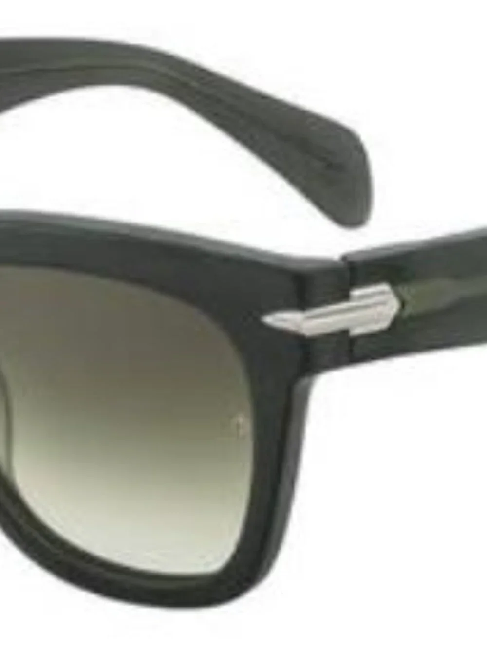 Rag & Bone Men's Square Dark Gray Black Matte Sunglasses RNB 5006/S (scratch)